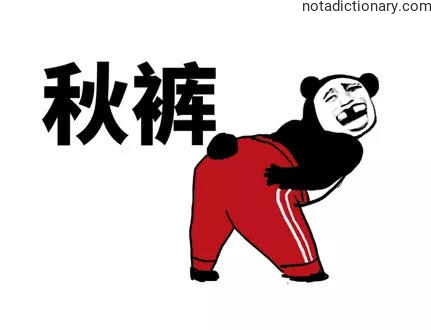 Learn Chinese With Memes: 秋裤