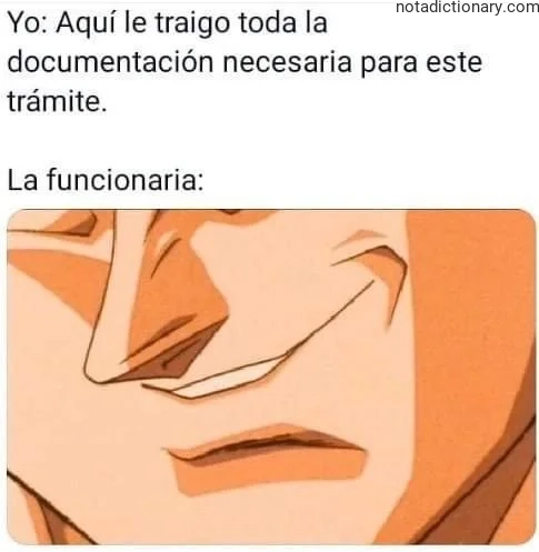 Learn Spanish With Memes: El Trámite que No Quieres Hacer