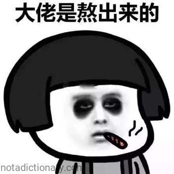 大佬是熬出来的 | Learn Chinese With Memes