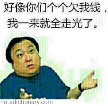 They All Owe Me Money | Learn Chinese With Memes