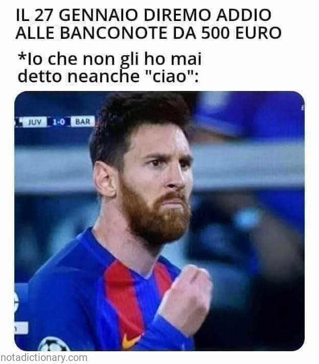 Addio alle Banconote | Learn Italian With Memes