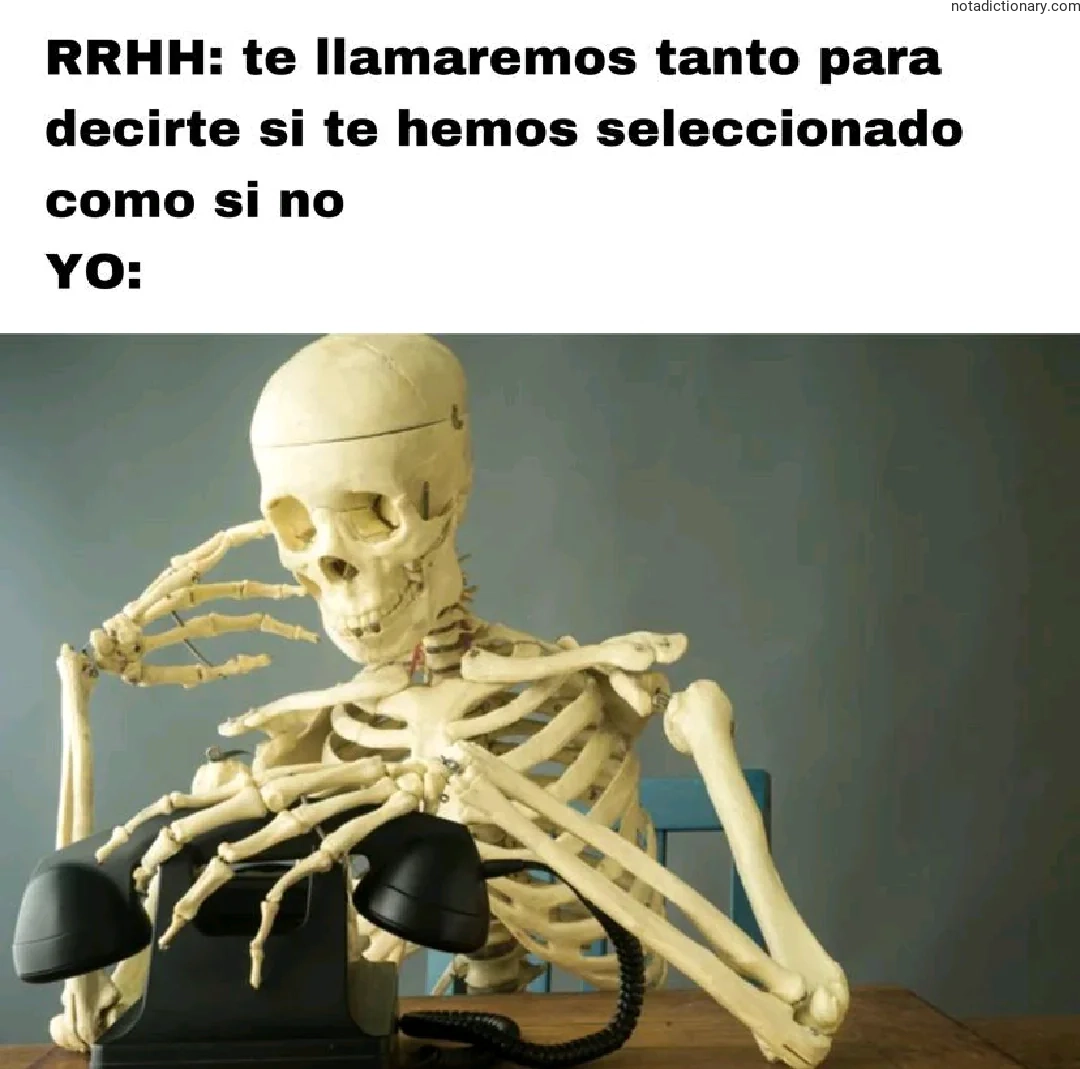 Learn Spanish With Memes: The HR Call Dilemma