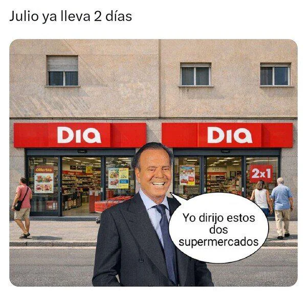 Julio Iglesias Dia Supermarkets | Learn Spanish With Memes