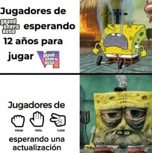 GTA vs Rock Paper Scissors Wait | Learn Spanish With Memes