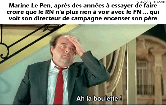 Learn French With Memes: Ah la boulette !
