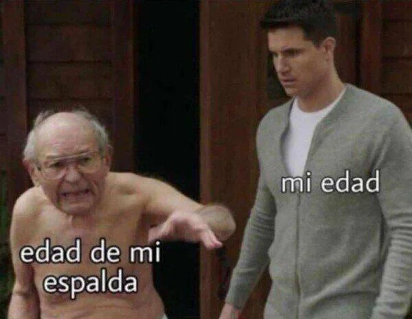Edad De Mi Espalda | Learn Spanish With Memes