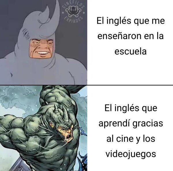 School vs Movies English | Learn Spanish With Memes