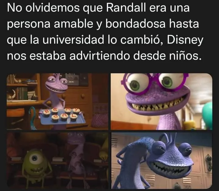 Randall University Meme | Learn Spanish With Memes