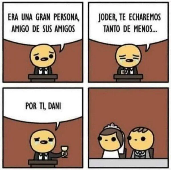 Wedding Funeral Toast | Learn Spanish With Memes