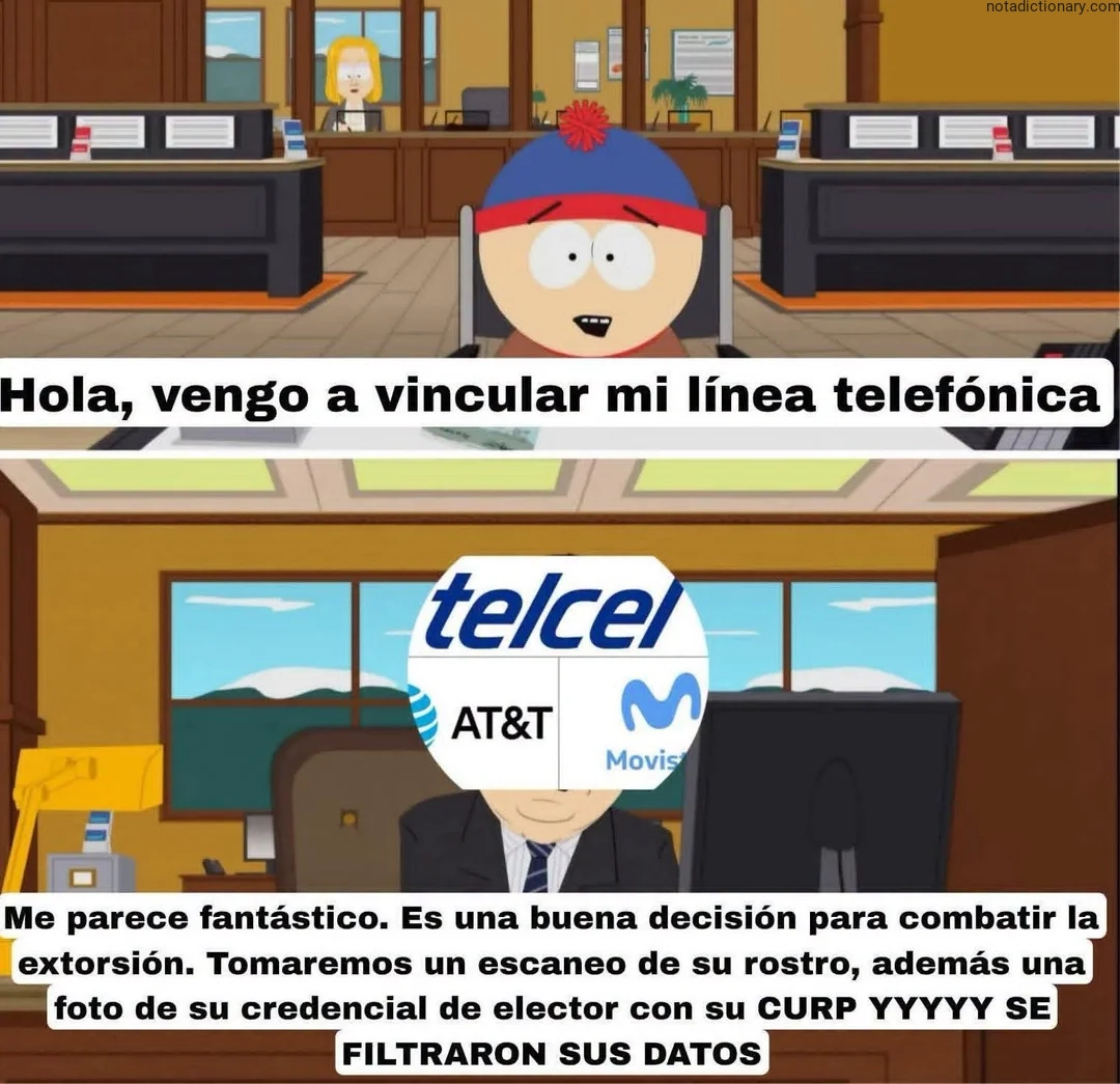 Learn Spanish With Memes: La Vinculación de Línea Telefónica
