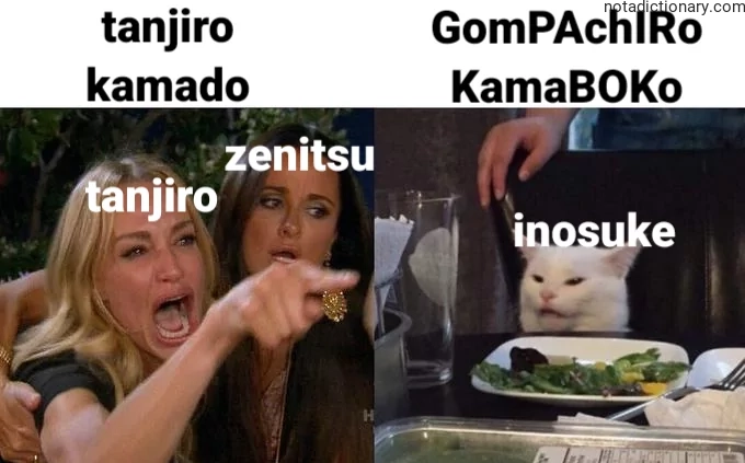 Learn Japanese With Memes: Tanjiro vs. GomPAChlRo