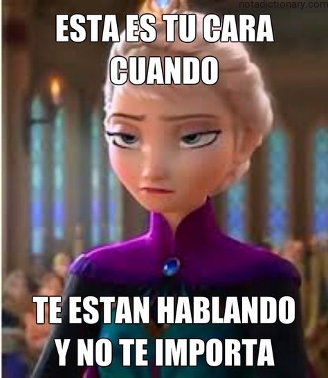 Learn Spanish With Memes: Tu Cara Cuando No Te Importa
