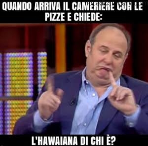 Learn Italian With Memes: Il Cameriere e la Pizza