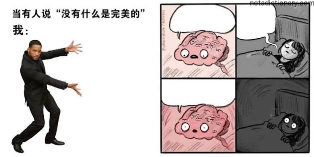 Learn Chinese With Memes: 没有什么是完美的