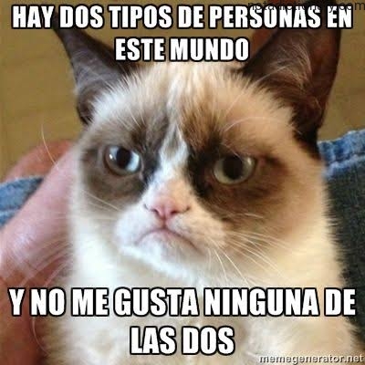 Learn Spanish With Memes: Los Dos Tipos de Personas
