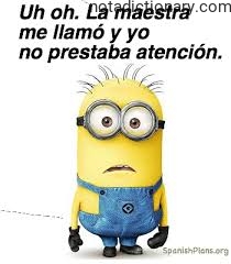 Learn Spanish With Memes: When The Teacher Calls