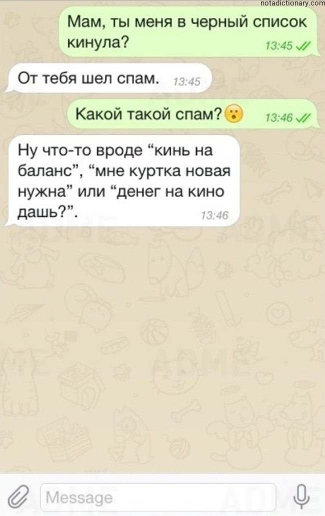 Learn Russian With Memes: Mom Blocked Me?