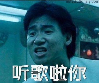 Learn Chinese With Memes: 听歌啦你