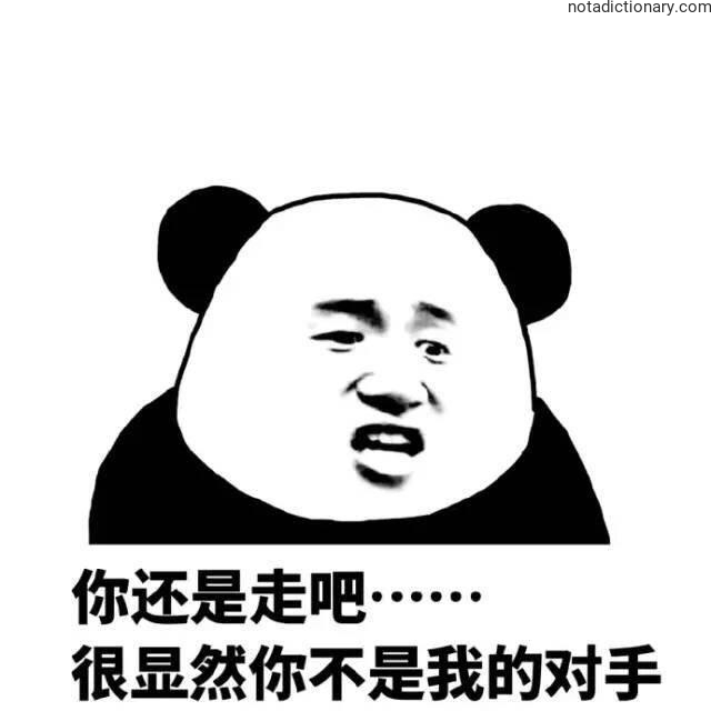Learn Chinese With Memes: You Are No Match