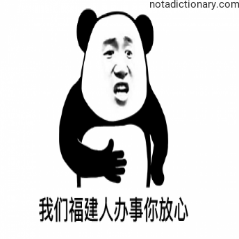 Learn Chinese With Memes: Fujian Reliability Promise