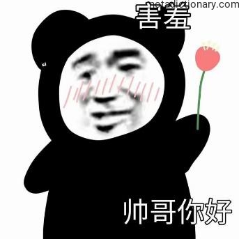 Learn Chinese With Memes: Shy Greetings