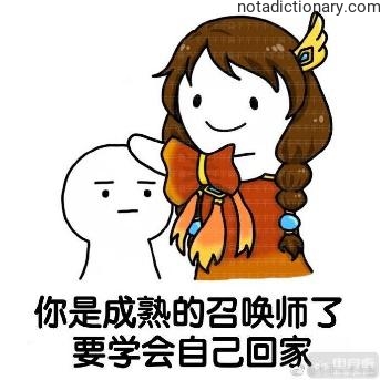 Learn Chinese With Memes: Mature Summoner Go Home