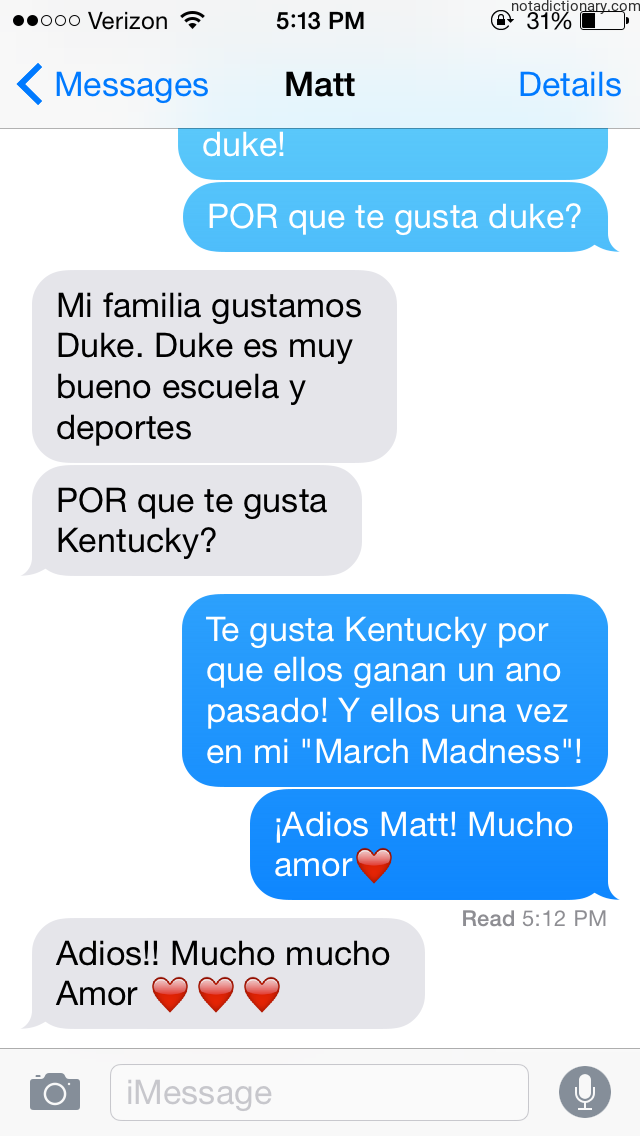 Learn Spanish With Memes: Por Que Te Gusta Duke?