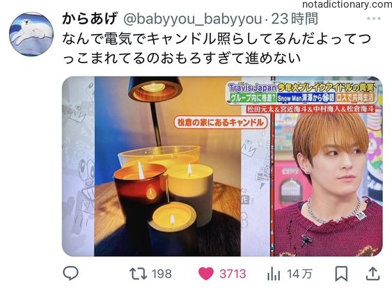 Learn Japanese With Memes: Why Light a Candle with Electricity?