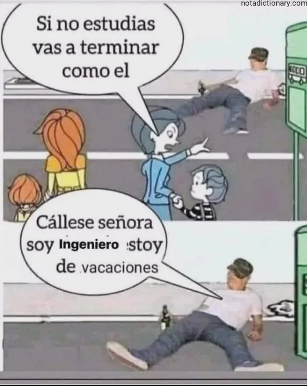 Learn Spanish With Memes: The Engineer Vacation