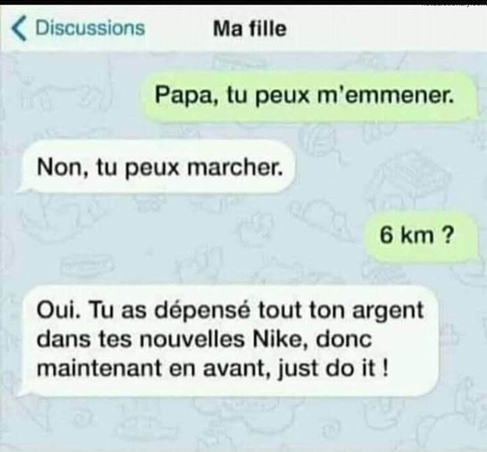 Learn French With Memes: Walking Instead of Rides