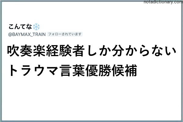 Learn Japanese With Memes: Trauma Words for Band Members