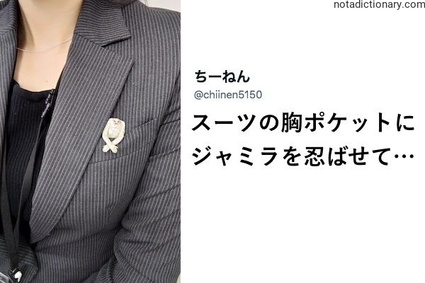 Learn Japanese With Memes: Suit Pocket Secret