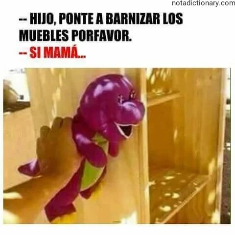 Learn Spanish With Memes: La Orden De Pintar