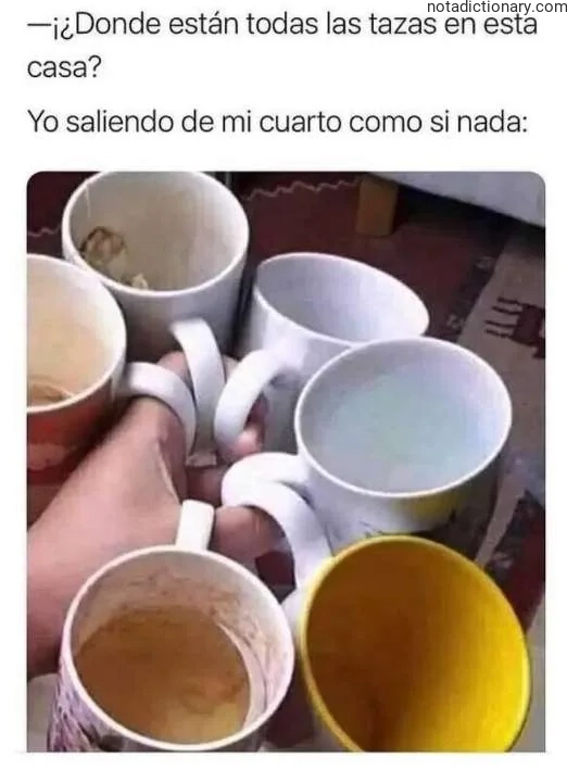 Learn Spanish With Memes: Mis Tazas