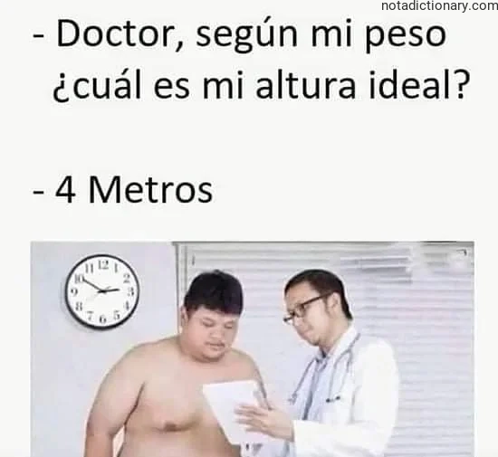 Learn Spanish With Memes: Height and Weight Humor