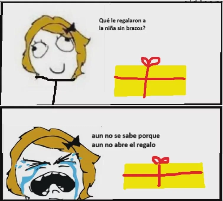 Learn Spanish With Memes: The Gift Without Arms