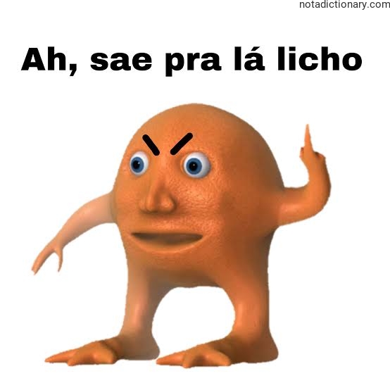 Learn Portuguese With Memes: Sae Pra Lá Lixo