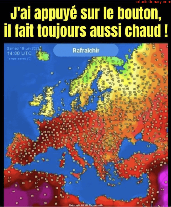 Learn French With Memes: The Button Keeps It Hot