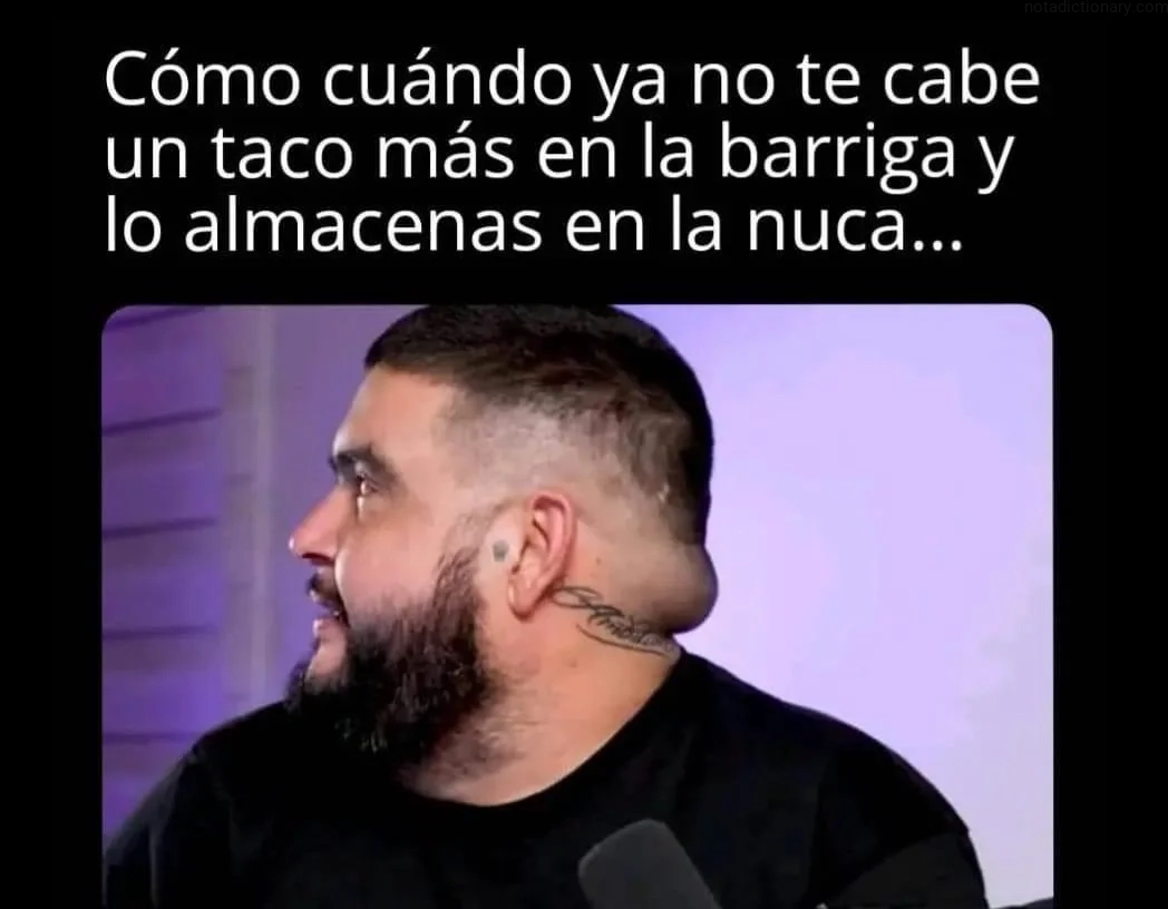 Learn Spanish With Memes: Taco Storage Problem