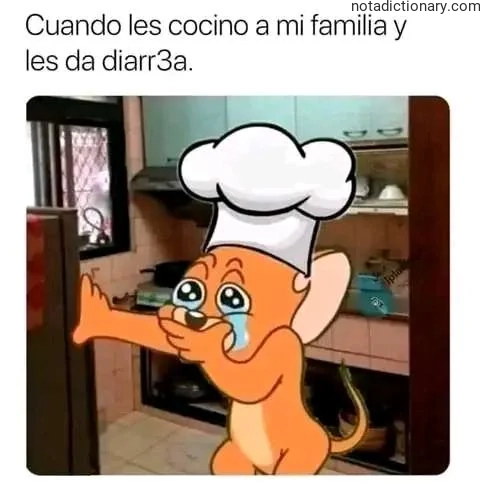 Learn Spanish With Memes: La Diarrea de la Comida