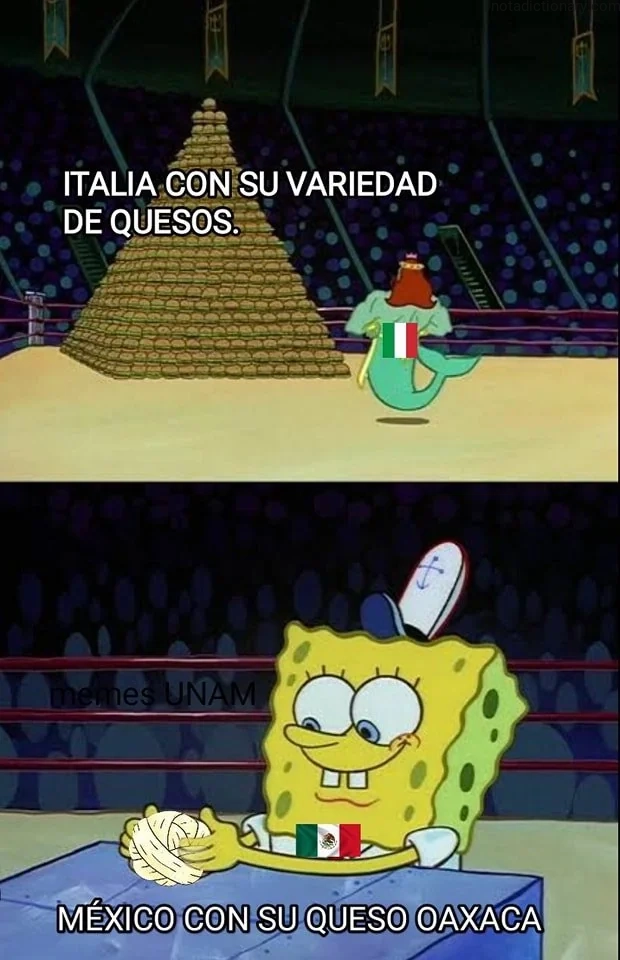 Learn Spanish With Memes: Cheese Variety Comparison
