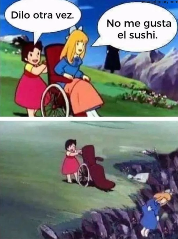Learn Spanish With Memes: El Sushi Que Odio