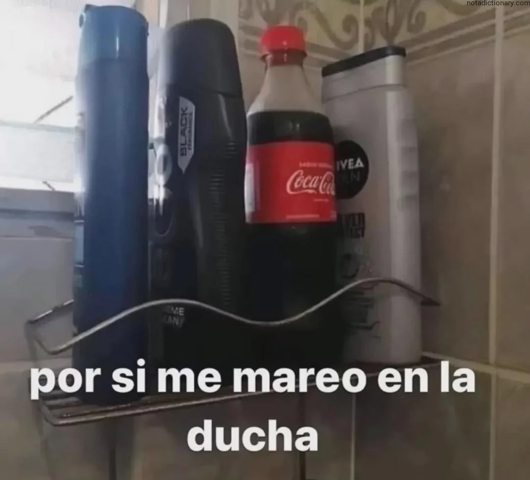 Learn Spanish With Memes: Dizziness in the Shower