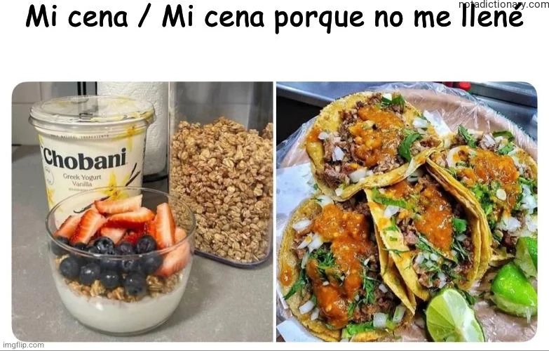 Learn Spanish With Memes: La Cena Que No Suficiente