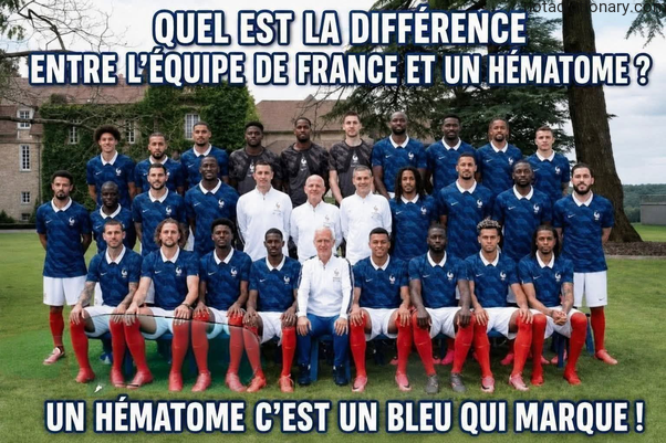 Learn French With Memes: Hematome vs Bleu