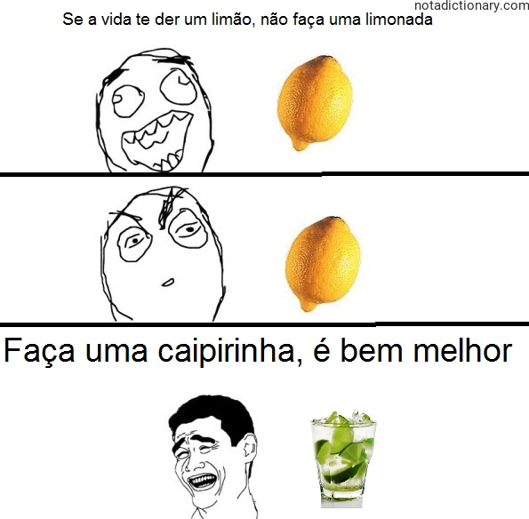 Learn Portuguese With Memes: Caipirinha vs Limonada