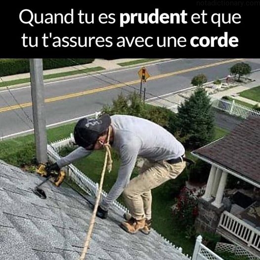 Learn French With Memes: Prudence and Safety