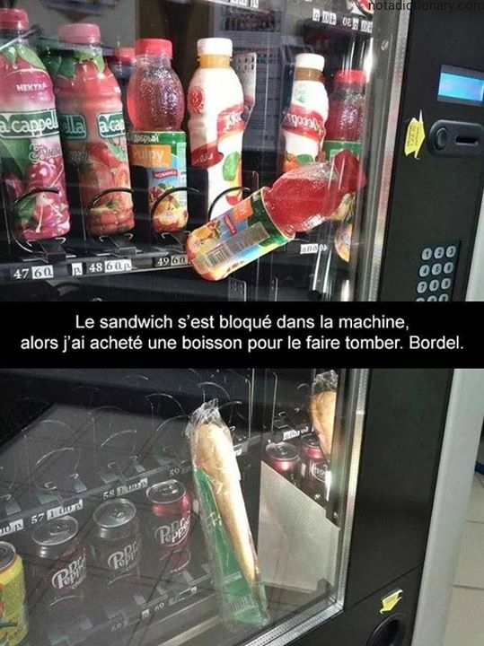 Learn French With Memes: La Machine Bloquée