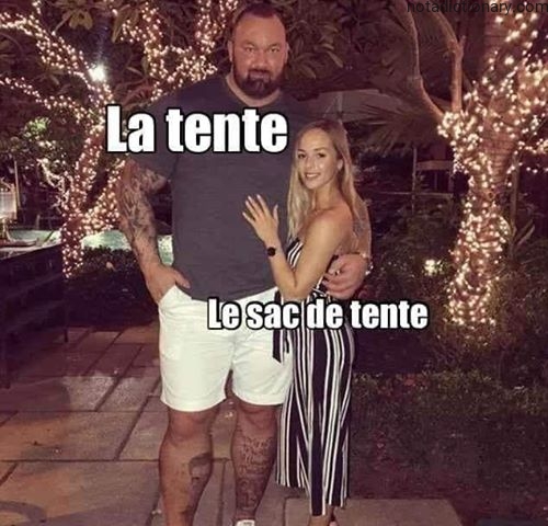 Learn French With Memes: Tente & Sac