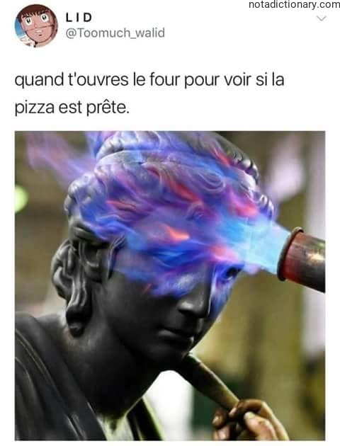 Learn French With Memes: Checking the Pizza